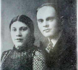 זלמן גרדובסקי ואשתו סוניה לפני מלחמת העולם השנייה