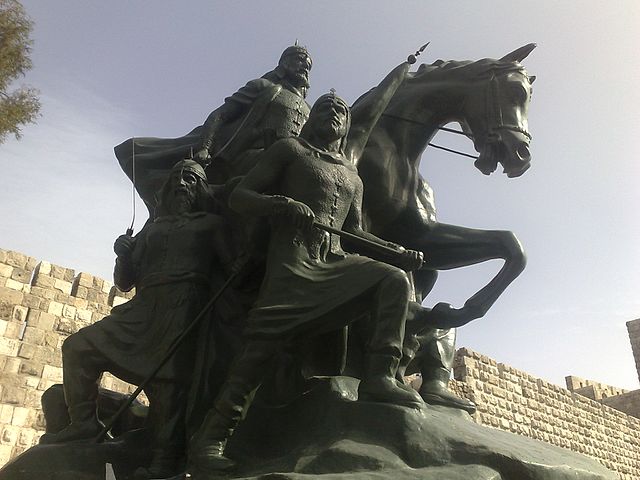 Statue of Saladin in Damascus