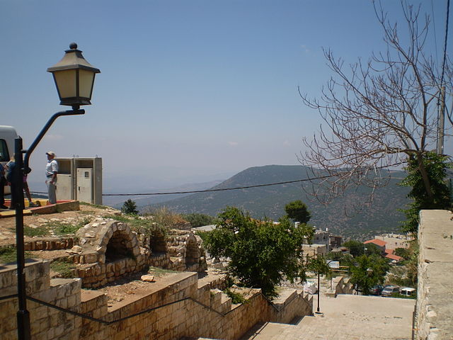 Panoramic view of the Old City of Saphed