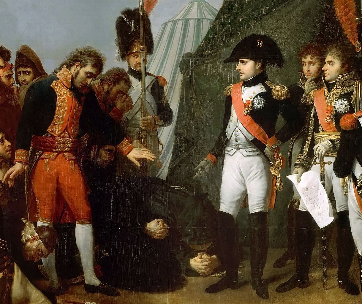 נפולאון מקבל את כניעת מדריד. ז'אן אנטואן גרו, שמן על בד, 1808