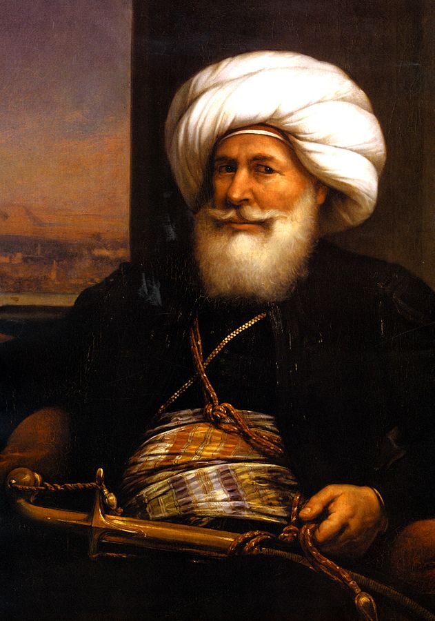 Mohammad Ali, founder of modern Egypt, Auguste Couder, oil on canvas, 1840