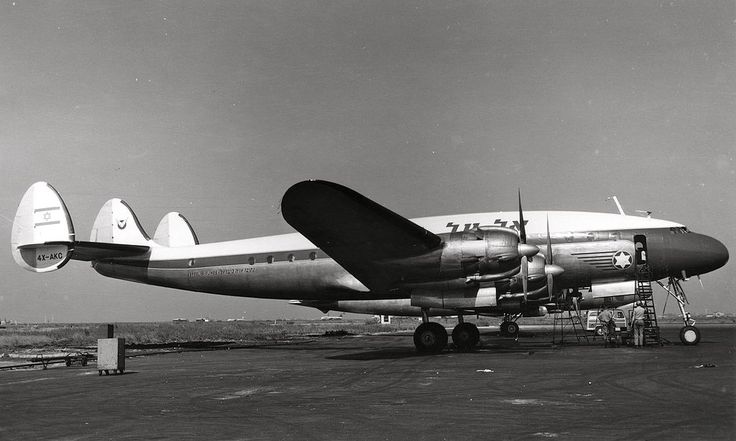 The El Al Lockheed Constellation plane that was shot down over Bulgaria