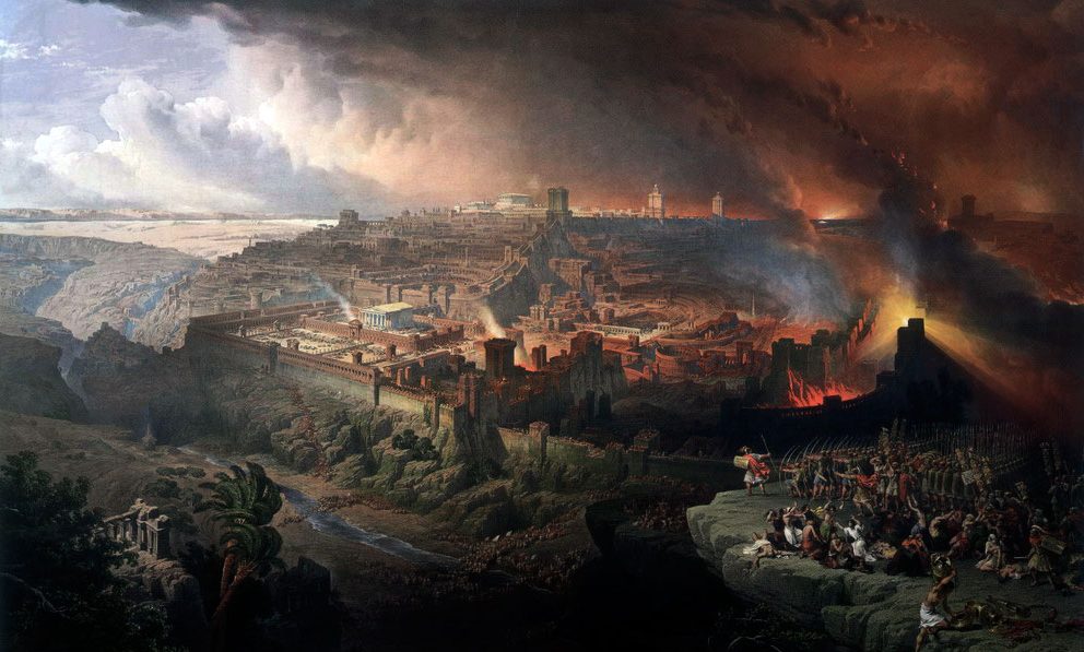 David Roberts, The Siege of Jerusalem, oil on canvas, 19th century