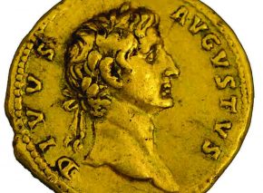 Inset: Trajan or Augustus Caesar? The two sides of the coin
