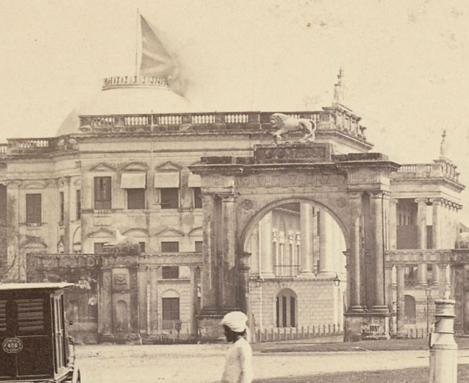 Government House, Calcutta, in the 1860s