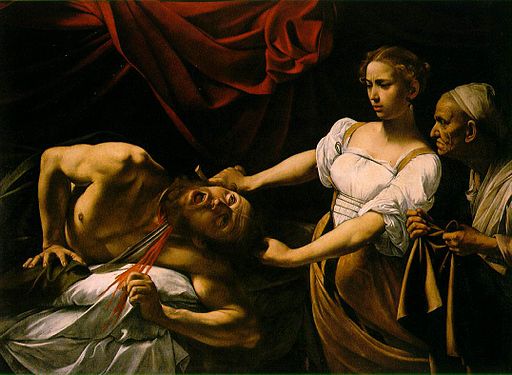 Caravaggio's famous painting of Judith beheading Holofernes