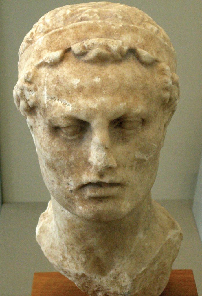 Bust of Antiochus IV Epiphanes, from the Altes Museum in Berlin