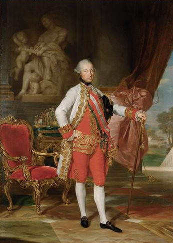 Kaiser Joseph II by Anton von Maron, oil on canvas 1775