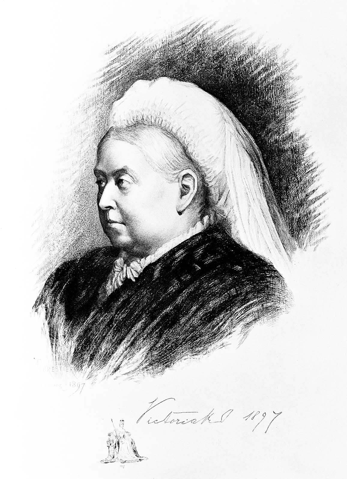 Portrait of Queen Victoria by Amedée Forestier, 1897