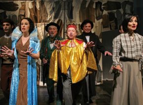 Scenes from De Megilla, the Yiddishpiel Theater performance of Manger’s Megilla Ditties, March 2011