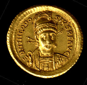 מטבע של תאודוסיוס השני