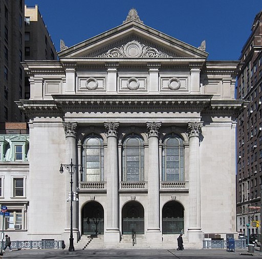 Shearith Israel, the first Jewish community in the U.S., moved around New York until the current synagogue was built in 1897 