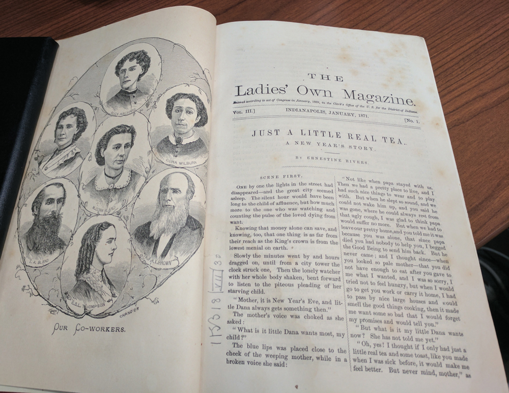 המגזין The Ladies' Own Magazine פתח את גיליון ינואר 1871 בדיוקנאות של כותביו הקבועים, ובהם קורה וילברן — אז בת 47. זו תמונתה היחידה המוכרת לנו המחבר מודה לעובדי ספריית הקונגרס האמריקני על סיועם באיתור התמונה