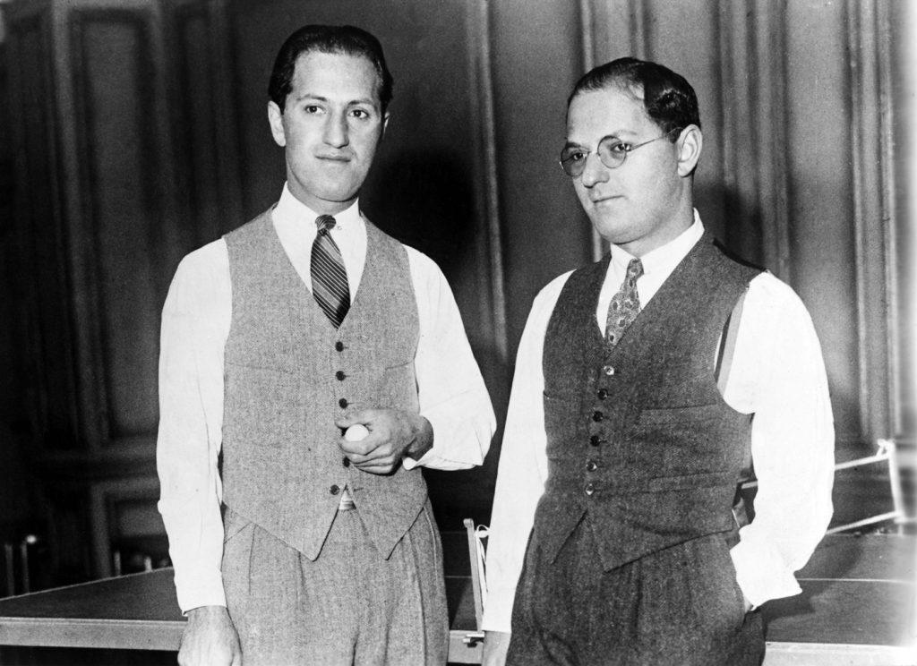 George wrote the music, Ira the words. The brothers Gershwin, 1925