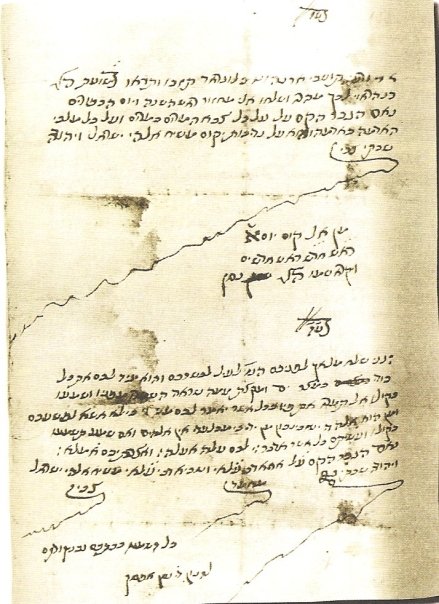 מכתב שכתב שבתי צבי בא' בניסן תל"ג (1676) ממקום כלאו באולצין לחסידיו בקהילת בראט שבאלבניה