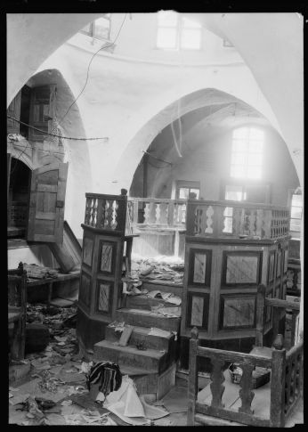 בית הכנסת בחברון לאחר הפרעות בתרפ''ט