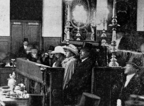 Queen Wilhelmina in the Great Synagogue, 1924