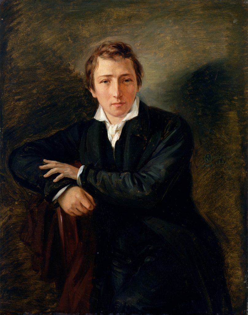 The poet Heinrich Heine Oppenheim's portrait by Moritz Daniel Oppenheim, 1831 | Hamburg Museum of Art