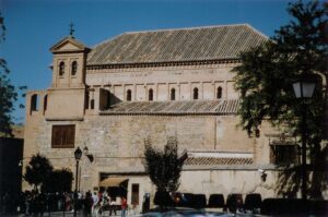 After the expulsion of 1492, Toledo’s magnificent El Tránsito Synagogue was converted into a church | Wikipedia Commons
