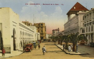 In Casablanca and throughout Morocco, Jews readily assisted European refugees. Postcard of the city’s Boulevard de la Gare, 1920 | Photo: Culture Club/Hulton Archive, Getty Images