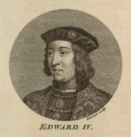 The patron who launched Brampton’s meteoric rise. King Edward IV, Simon François Ravenet, engraving, ca. 1760 | National Portrait Gallery, London