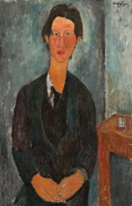 Portrait of Soutine by Amadeo Modigliani, 1917 | Courtesy of the National Gallery of Art, Washington
