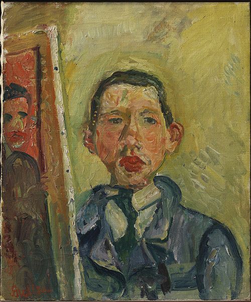 Self Portrait, Chaim Soutine, circa 1918 | Photo: Bruce M. White, 2014 ARS, New York/ The Henry and Rose Pearlman Foundation, Princeton University Art Museum