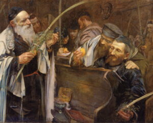 Sukkot, Leopold Pilichowsky, oil on canvas, circa 1895 | Courtesy of the Jewish Museum, New York, gift of Mr. and Mrs. Oscar Gruss