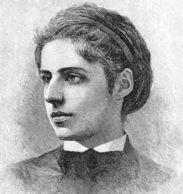 Nineteenth-century journals regularly included portraits of contributors, such as this likeness of Emma Lazarus, 1889 | Photo: William Courts Engraving: T. Johnson
