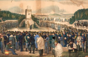 Prussian Jewish soldiers pray on Yom Kippur during the Siege of Metz in the Franco Prussian War, 1870 | Center for Jewish History